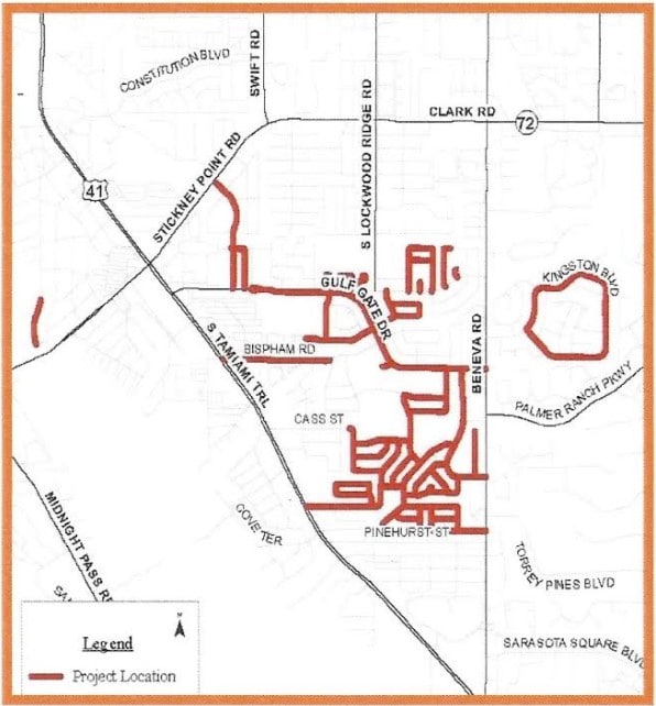 Gulf Gate Neighborhood Paving Winter 2021