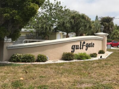 Old Gulf Gate Logo On Wall In 2018